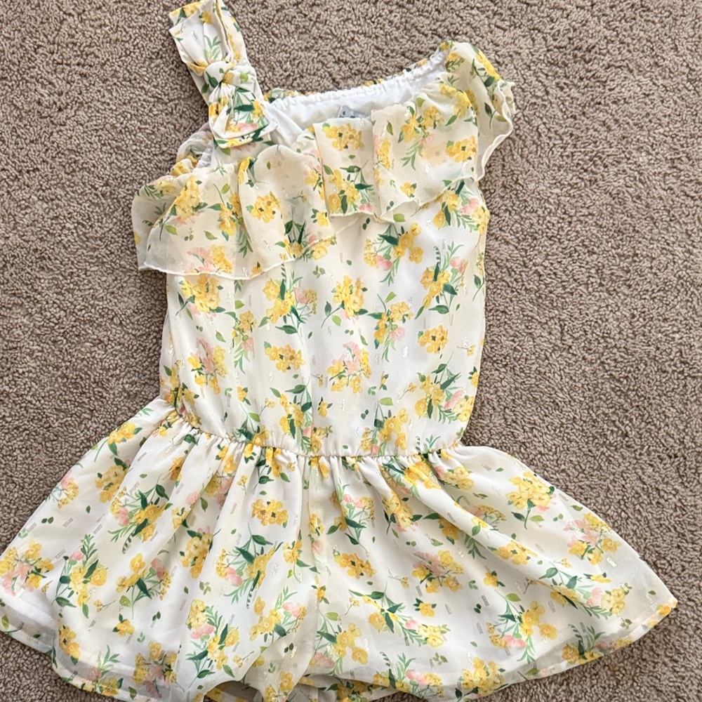 Mayoral Cream Jumper with Yellow and Green Accents